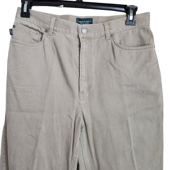 Ralph Lauren Lauren Jeans Co. Jeans‎ Size 12 khaki Straight 100% Cotton - Picture 2 of 11